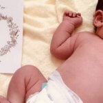 赤ちゃんと月齢カード