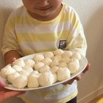 豆腐とだんご粉のお月見だんご