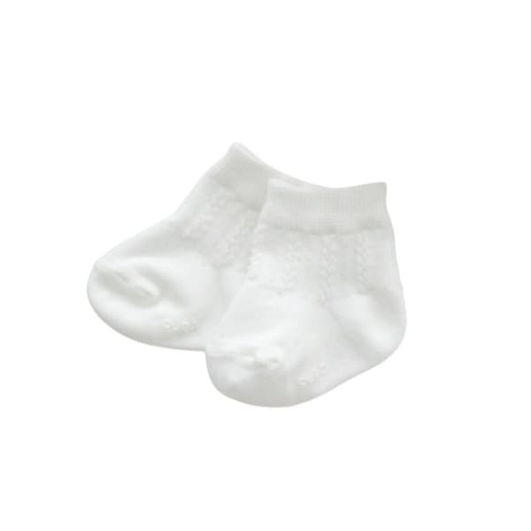 【新生児靴下】日本製 出産退院時お宮参りや普段着～6ヵ月頃
