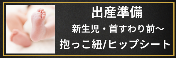 出産準備 新生児・首座り前～抱っこ紐/ヒップシート