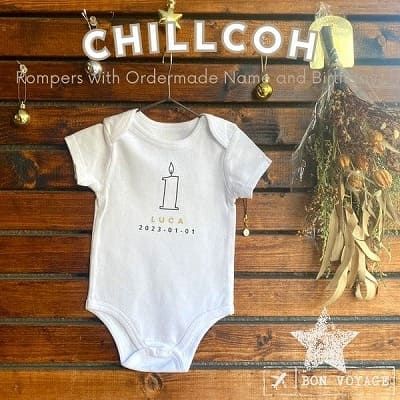 誕生日 名入れロンパース・Tシャツ CHILLCOH(チルコ)