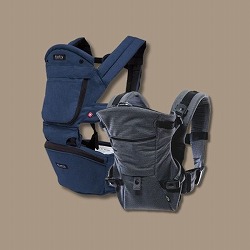 ルカコレ オールインワン(ベビーキャリアファーストとミアミリーのセット)の新生児用抱っこ紐とヒップシートを試着比較できる店舗、ルカコストア 東京 下北沢 完全予約制