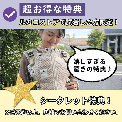 ベベスワンの抱っこ紐は肩と腰が痛くないベスト型で前ファスナーの抱っこひも。試着比較して購入できる店舗(東京下北沢・大阪)ルカコストア。抱っこしたままトイレ・コート着たまま・スマート着脱。おんぶも簡単！
