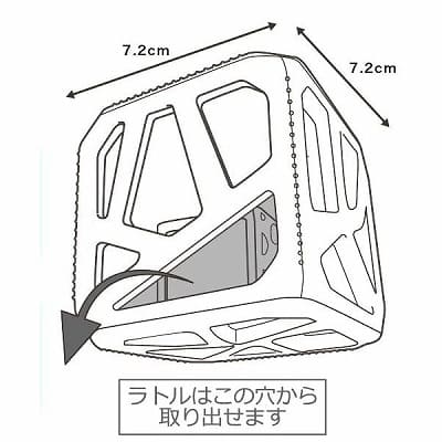 チューキューブ【chew cube】歯がためおしゃぶり3ヵ月から遊べるおもちゃ 持ちやすい形で音も感覚も楽しめるラトラルMalarkey Kids(マラーキーキッズ)正規品