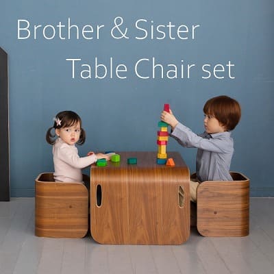 【コロコロデスク＆チェア】1歳2歳3歳4歳こどもキッズ椅子と木製のおしゃれでシンプルなテーブル＆デスクのセット