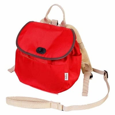 【ハーネス付きリュック】ダディッコ赤ちゃん・子供の迷子防止リュック 1歳誕生日一升餅のお祝いから4歳頃まで木製イニシャルチャームプレゼント 店舗試着可