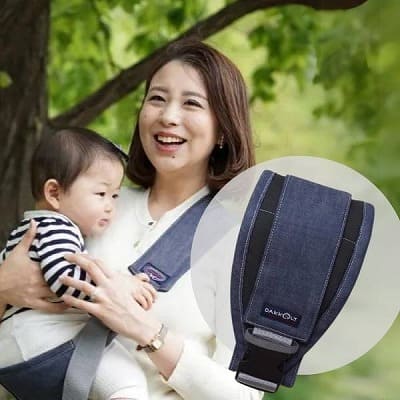 ダッコルト(DAKKOLT)ユニティ ヒッコリーデニム【デニム】1歳2歳3歳4歳 耐荷重22kgまで セカンド抱っこ紐 日本製で安心。折りたたみスリングでコンパクト。簡易抱っこ紐で持ち運び簡単。ママのこだわりママイト