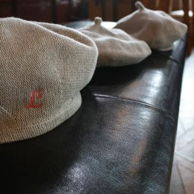 親子お揃いコーデ♪イニシャル刺繍ベレー帽