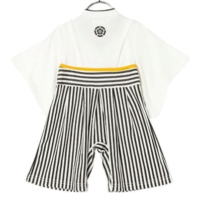 袴ロンパース60 70 80 90サイズ【お食い初めやお宮参り】着物和服ロンパース　新生児から1歳誕生日イベント100日祝 こどもの日 ひなまつり 一升餅で活躍する着物ロンパース