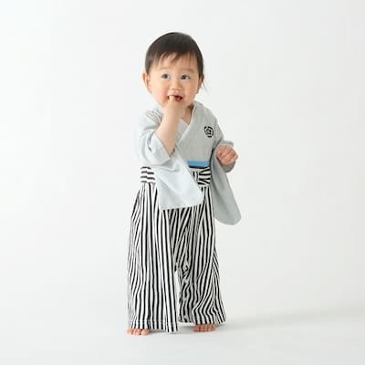 袴ロンパース60 70 80 90サイズ【お食い初めやお宮参り】着物和服ロンパース　新生児から1歳誕生日イベント100日祝 こどもの日 ひなまつり 一升餅で活躍する着物ロンパース