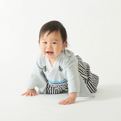 袴ロンパース60 70 80 90サイズ【お食い初めやお宮参り】着物和服ロンパース　新生児から1歳誕生日イベント100日祝 こどもの日 ひなまつり 一升餅で活躍する着物ロンパース