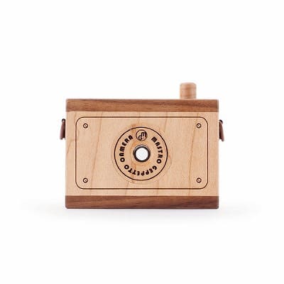 CIACK！(チャック！)キッズ・こども木製トイカメラ 日本製【マストロジェペット】2・3歳誕生日・プレゼントに木工職人が創るおしゃれなカメラがおすすめ！