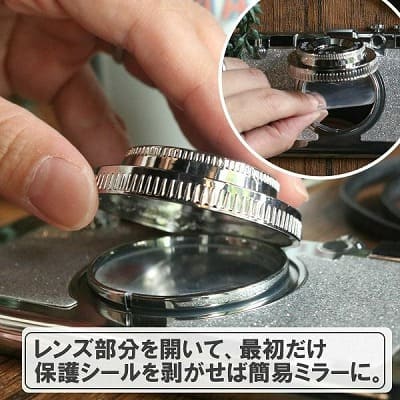 【ルカコノ】カメラみたいなおしゃれなi-phoneスマホアイフォンカバー（ケース）6,6S,6plus,7,8,7S,8S,7Plus,8Plus,x対応