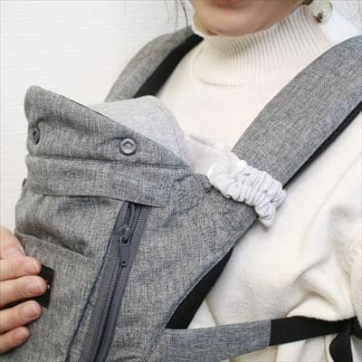 抱っこ紐の胸カバー・胸元胸当てよだれカバー【ふわもち綿コットン】ヒップシートも対応 ナップナップ(napnap)