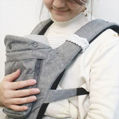 抱っこ紐の胸カバー・胸元胸当てよだれカバー【ふわもち綿コットン】ヒップシートも対応 ナップナップ(napnap)