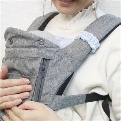 抱っこ紐の胸カバー・胸元胸当てよだれカバー【ふわもち綿コットン】ヒップシートも対応 ナップナップ(napnap)