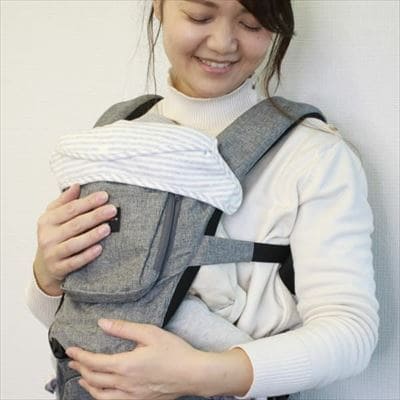 抱っこ紐の頭当て・前向き・首回りのよだれカバー【ふわもち綿コットン】ヒップシートも対応 ナップナップ(napnap)