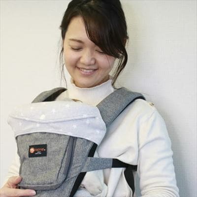 抱っこ紐の頭当て・前向き・首回りのよだれカバー【ふわもち綿コットン】ヒップシートも対応 ナップナップ(napnap)