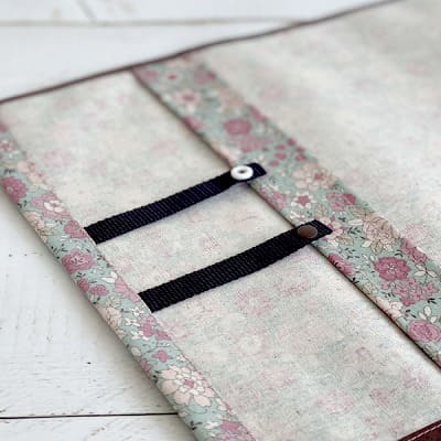 【ランドセルカバー】女の子用 雨の日安心・付け方簡単【スタンダードサイズ】【クラシックフラワー/ブラウン】1000-14-01