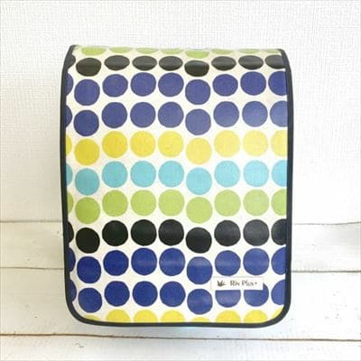 【ランドセルカバー】男の子用 雨の日安心・付け方簡単【スタンダードサイズ】【カラフルドット/ブラックライン】1000-14-08