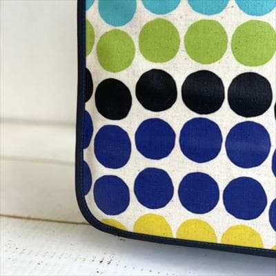 【ランドセルカバー】男の子用 雨の日安心・付け方簡単【スタンダードサイズ】【カラフルドット/ブラックライン】1000-14-08