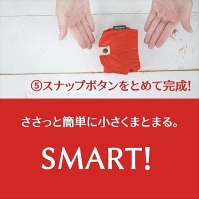 【Shupattoシュパット】マーナ エコバッグ簡単コンパクトバッグ レジカゴにかけられるLサイズ S419