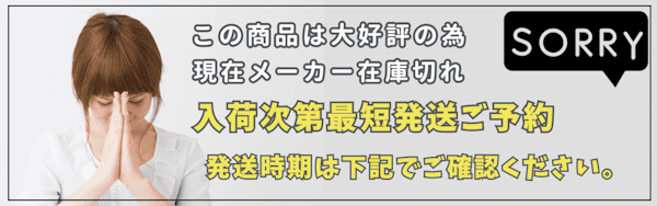 メーカー在庫切れ