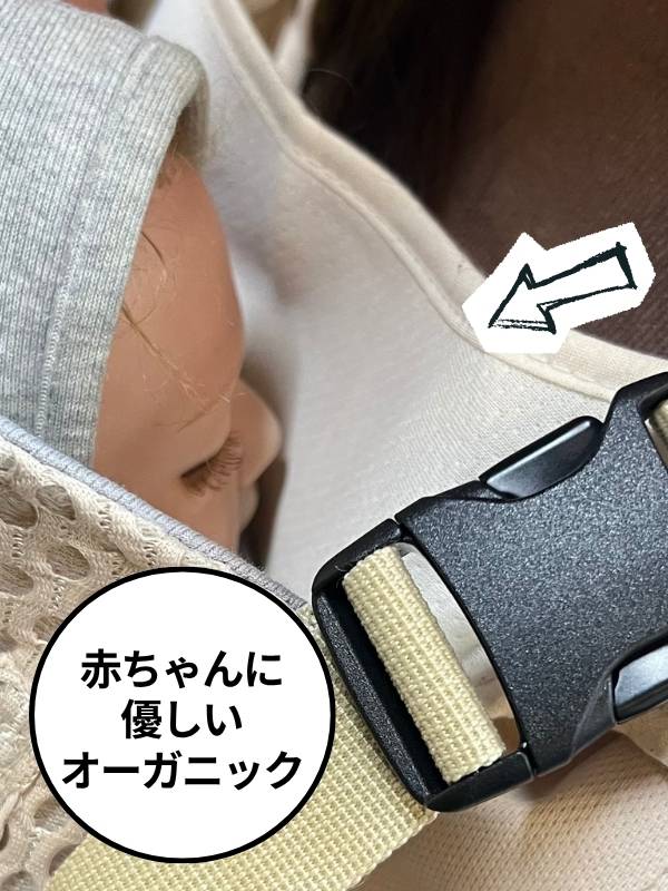 ベベスワン 抱っこ紐よだれカバー(よだれパッド) 赤ちゃんの肌に優しいオーガニック素材【ベベスワンベスト専用】